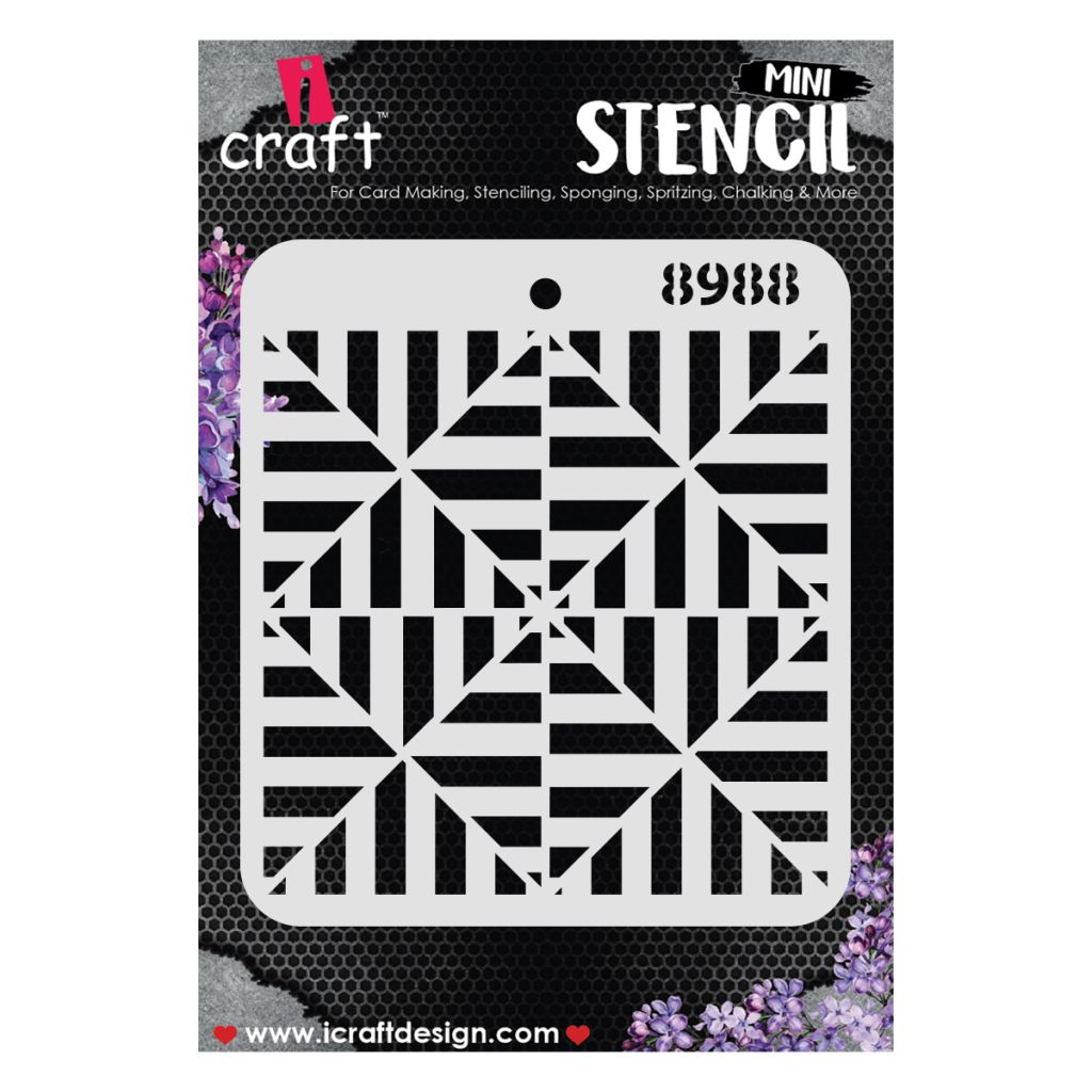 iCraft Mini Stencils - 4 x 4