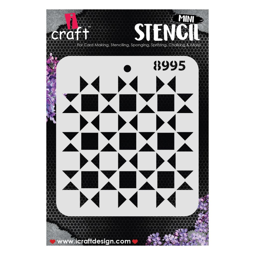 iCraft Mini Stencils - 4 x 4