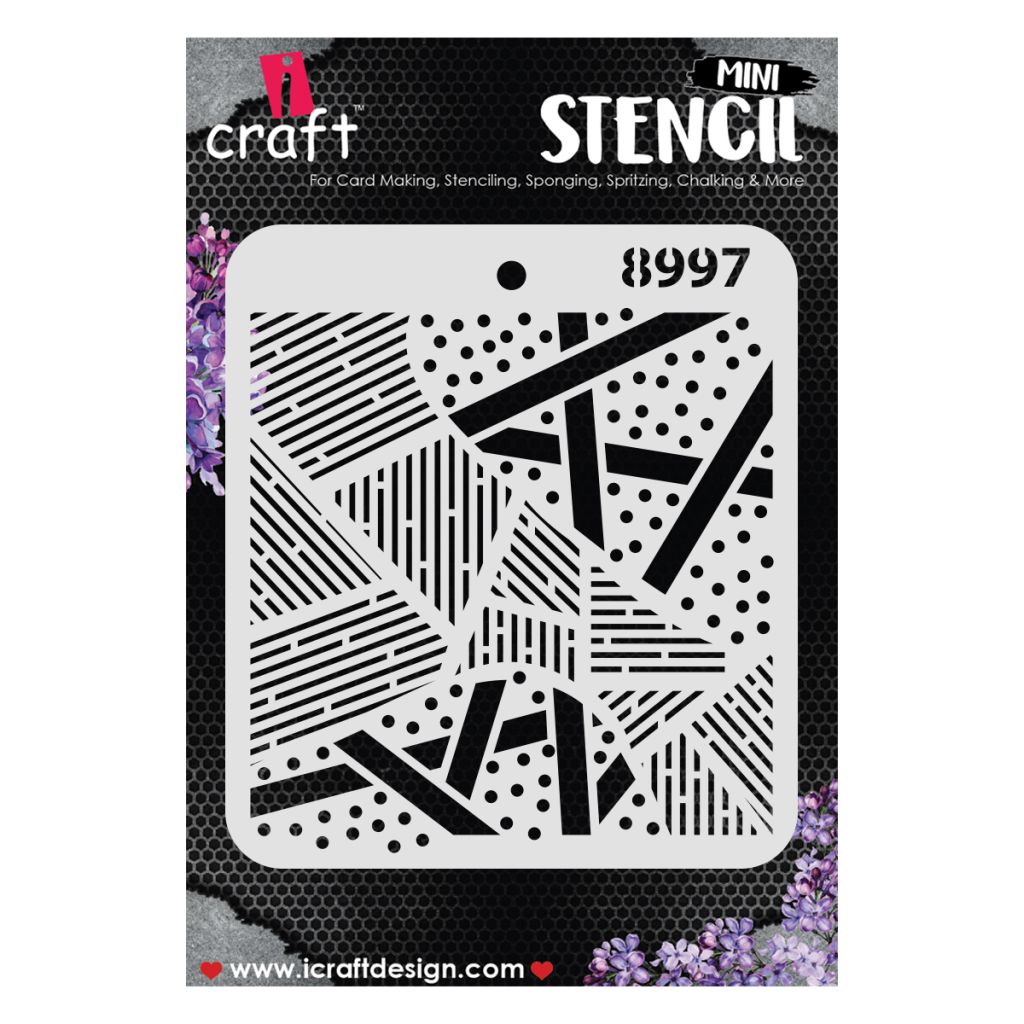 iCraft Mini Stencils - 4 x 4