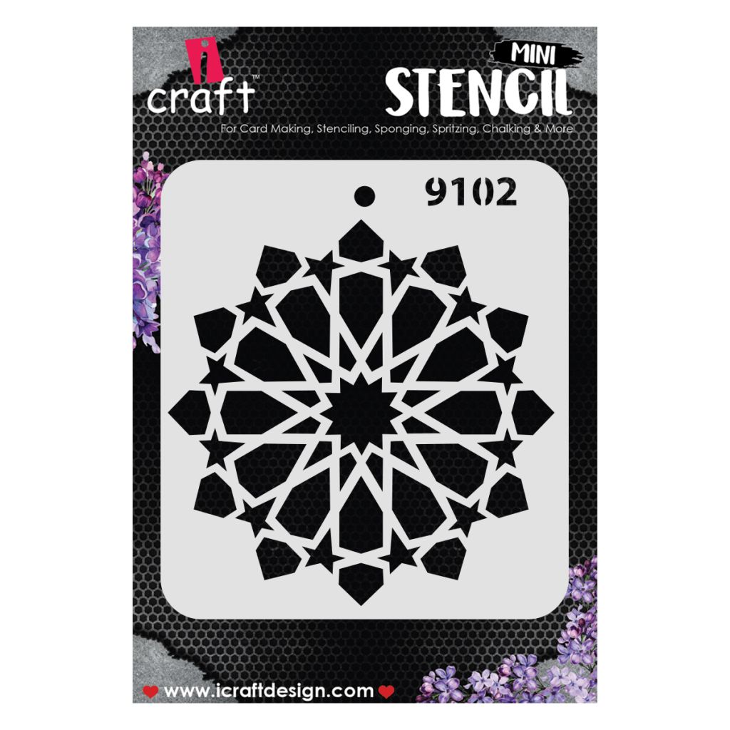 iCraft Mini Stencils - 4 x 4