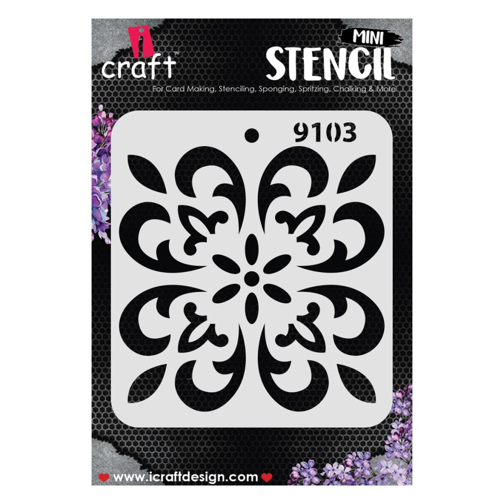 iCraft Mini Stencils - 4 x 4