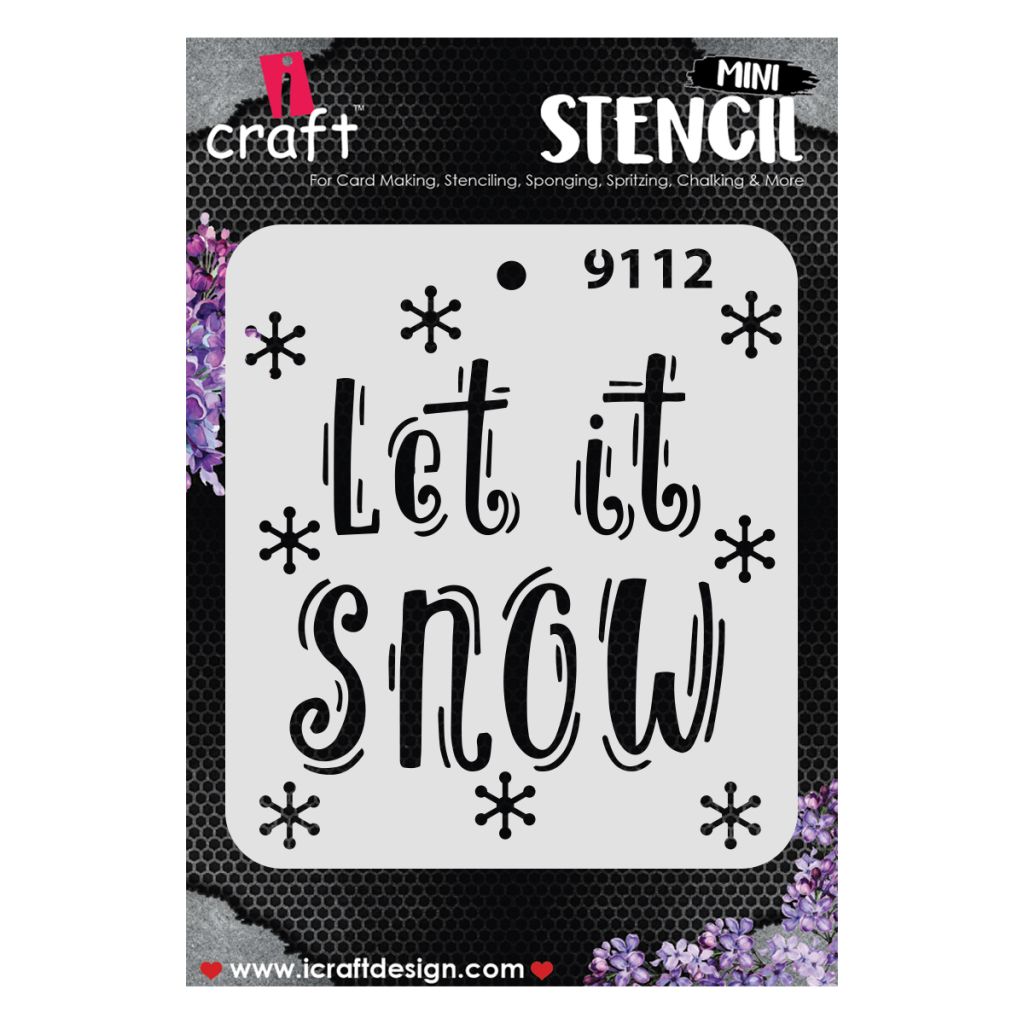 iCraft Mini Stencils - 4 x 4