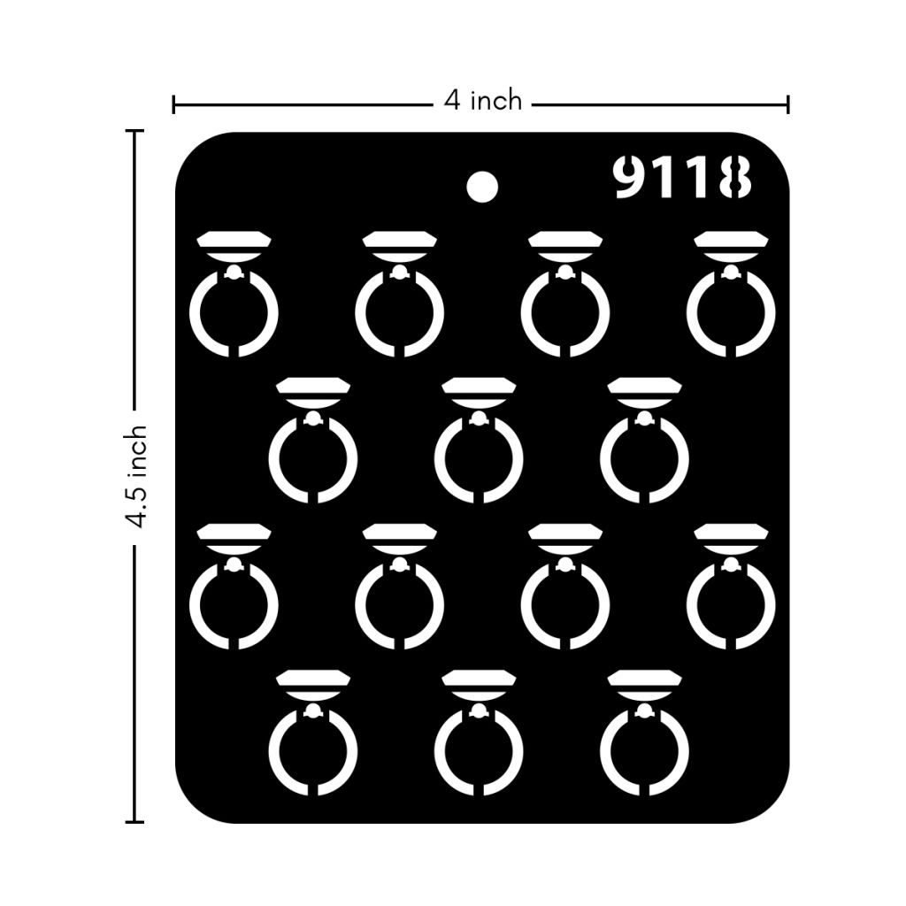 iCraft Mini Stencils - 4 x 4