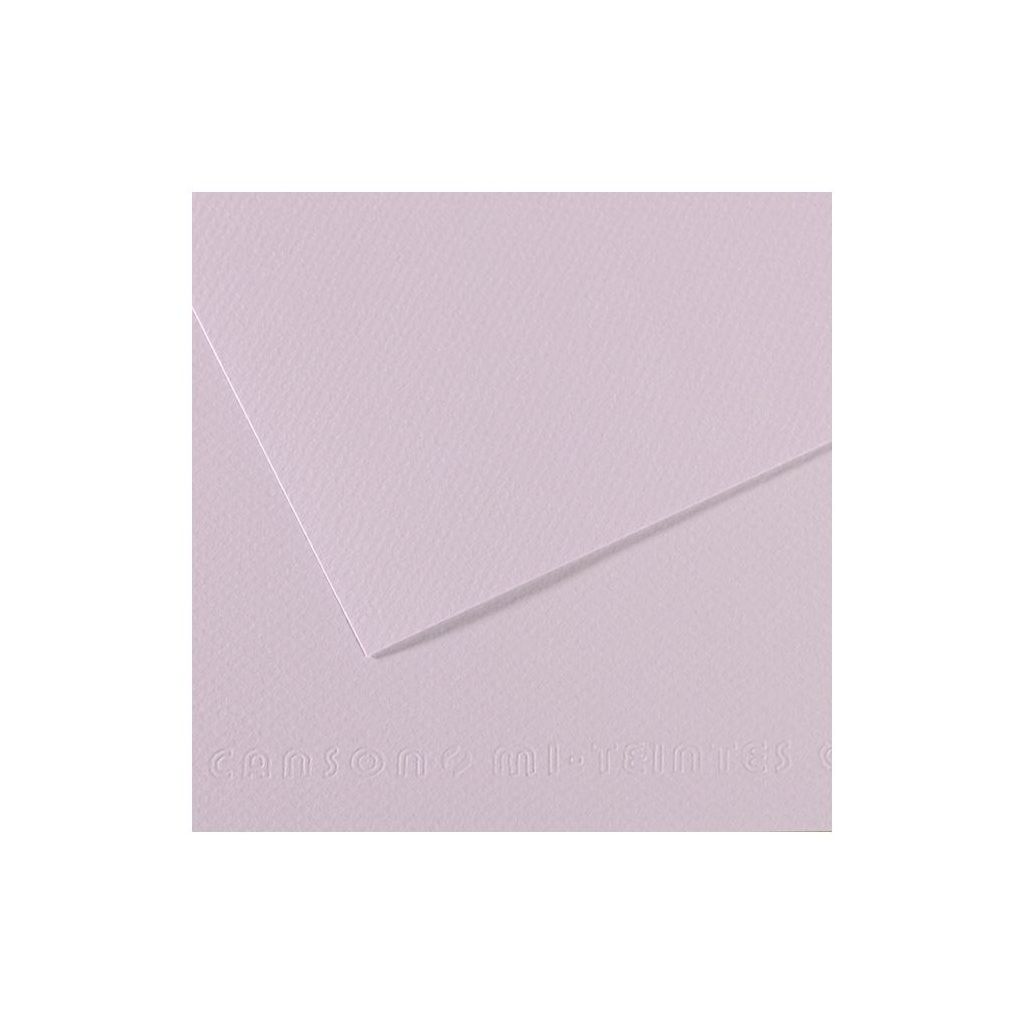 Canson Mi-Teintes Pastel Paper - A4 - Lilac (104) - Honeycomb + Fine Grain 160 GSM - Pack of 10 Sheets