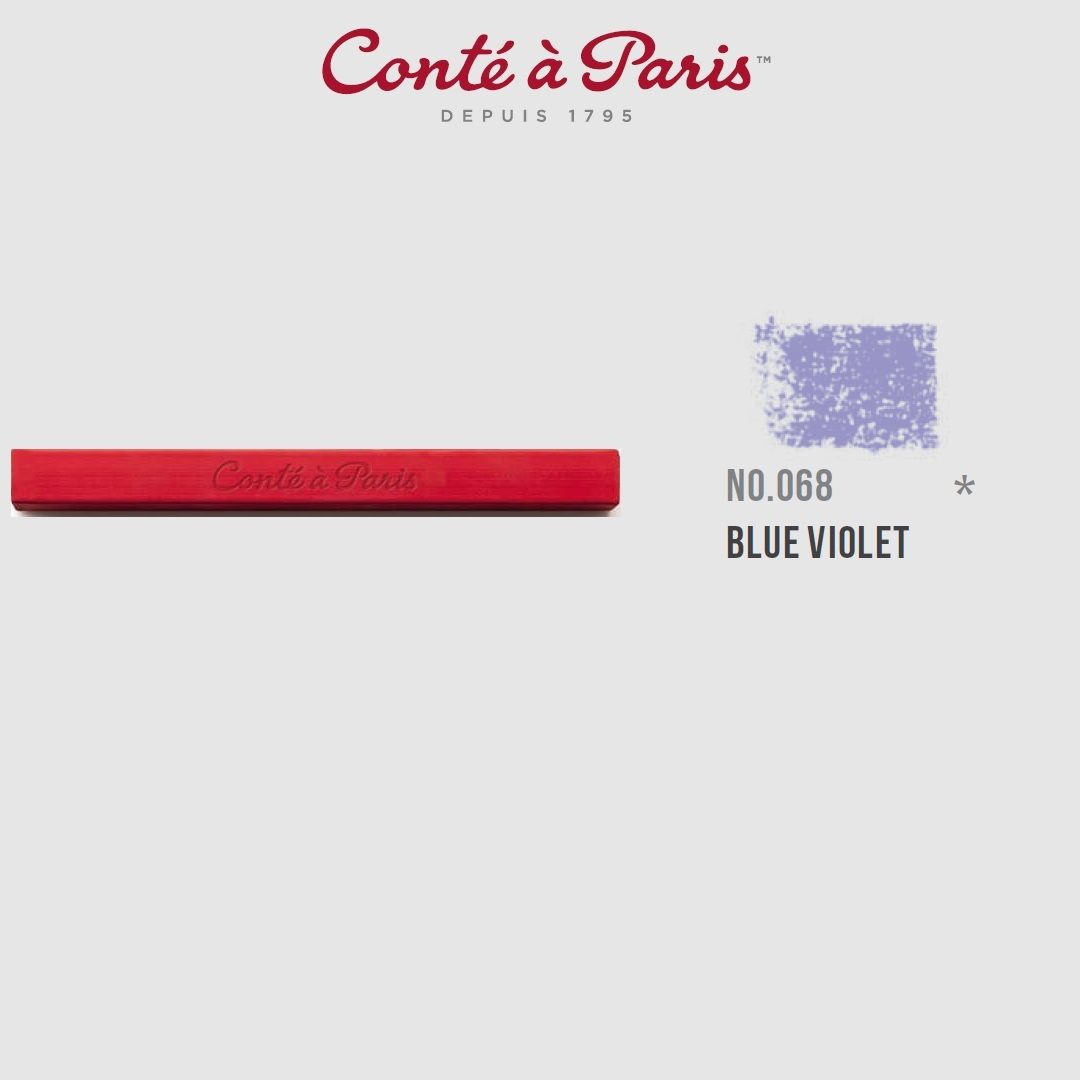 Conte a' Paris Colour Carres Crayons - Blue Violet (068)