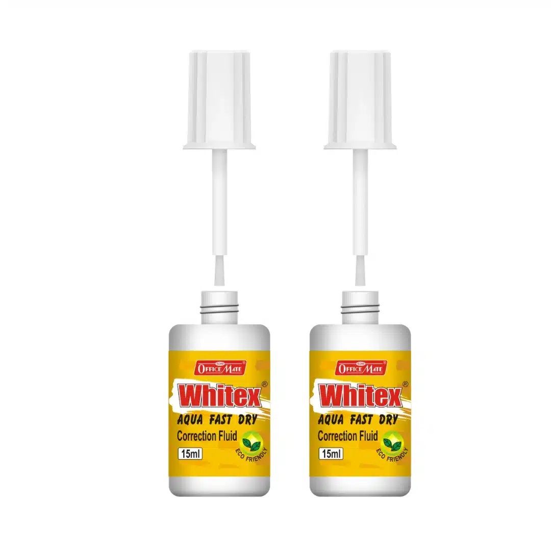 Soni Officemate Whitex Correction Fluid 15 ml - Pack of 2