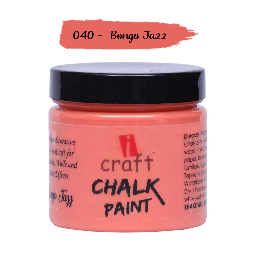 iCraft Chalk Paint Bongo Jazz - Jar of 250 ML