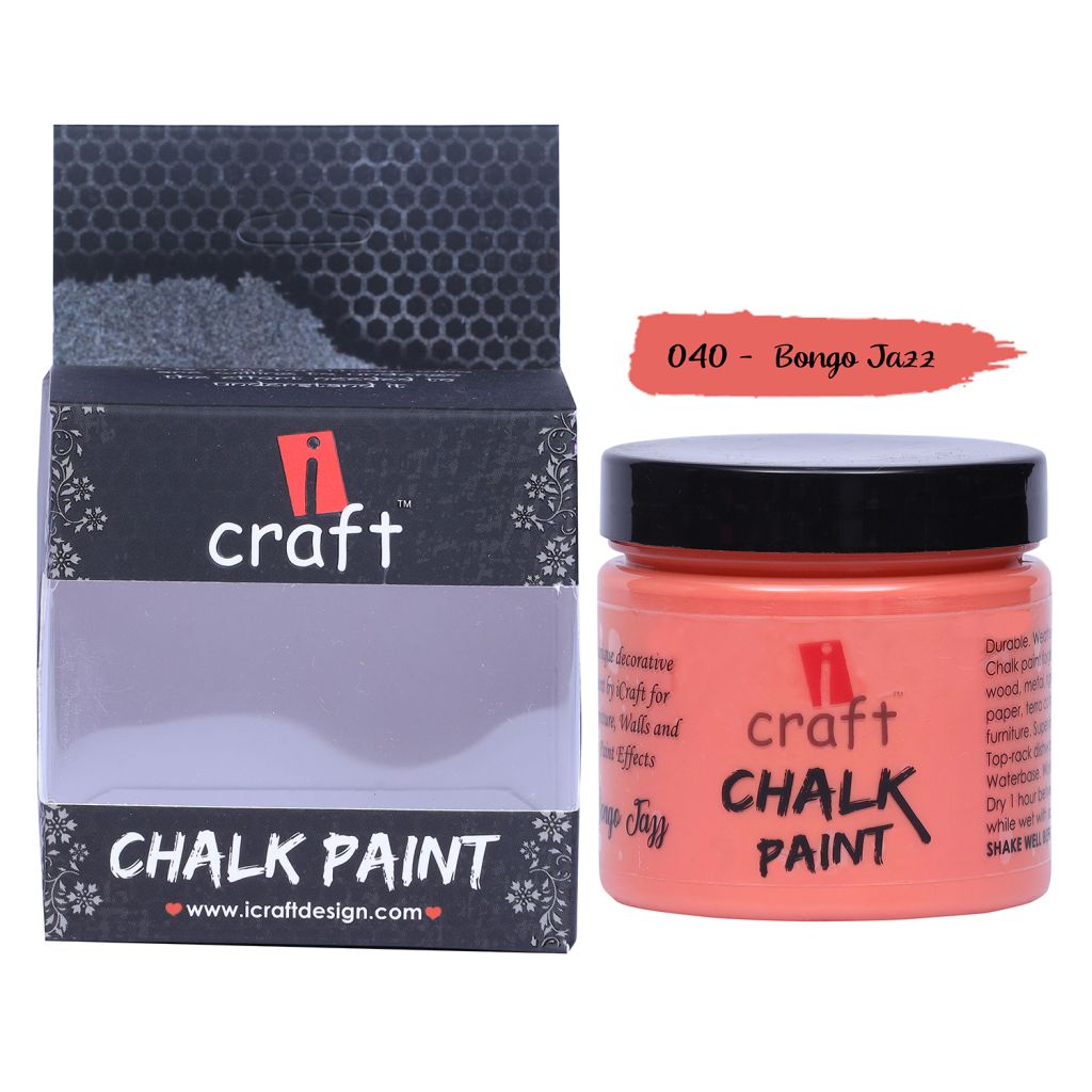 iCraft Chalk Paint Bongo Jazz - Jar of 250 ML