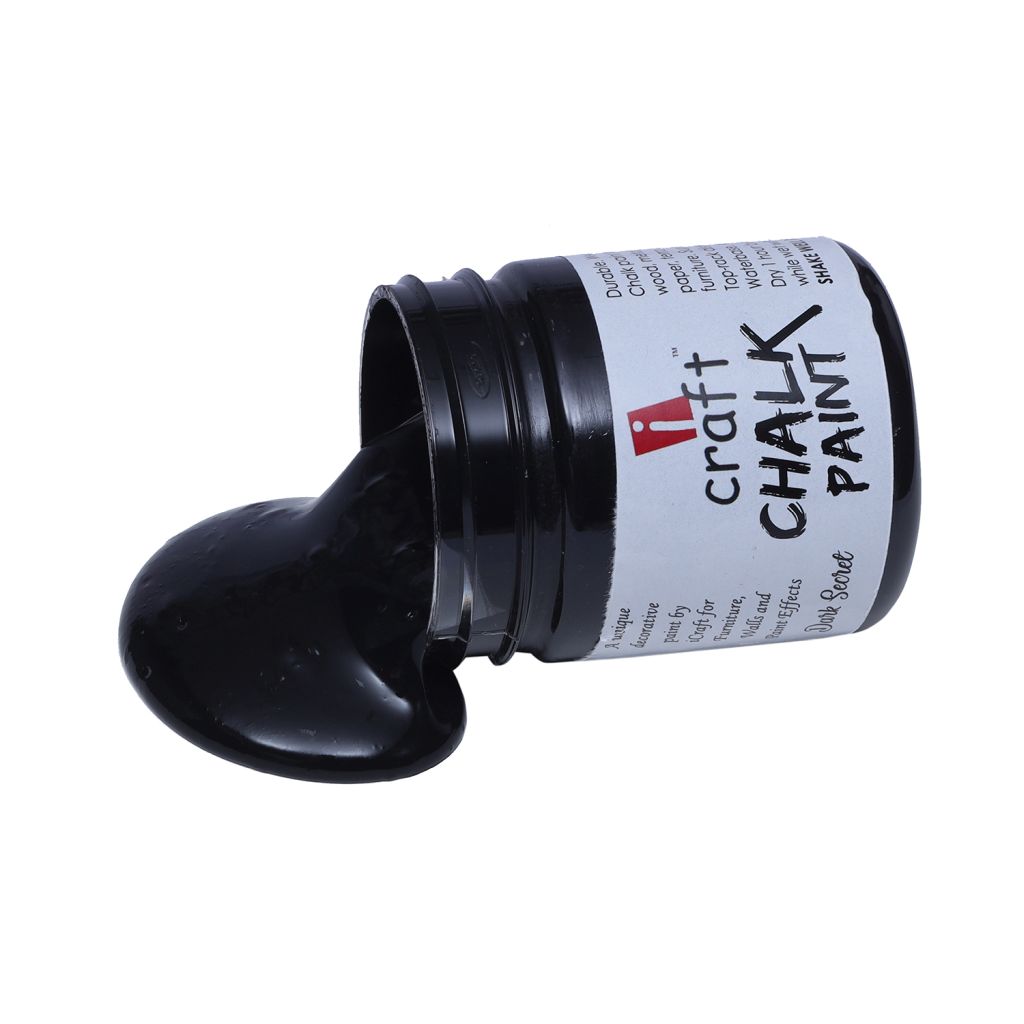 iCraft Chalk Paint Dark Secret - Jar of 250 ML