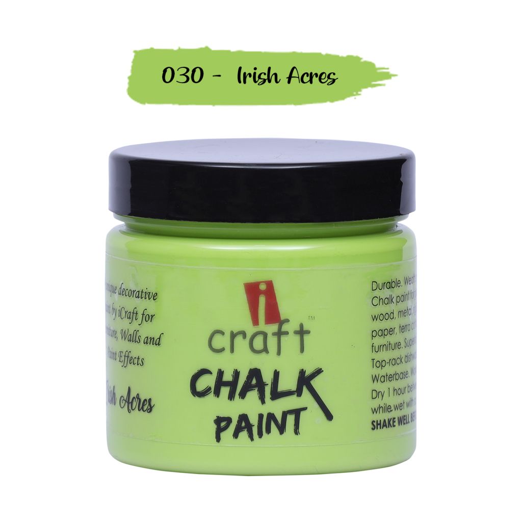 iCraft Chalk Paint Irish Acres - Jar of 250 ML