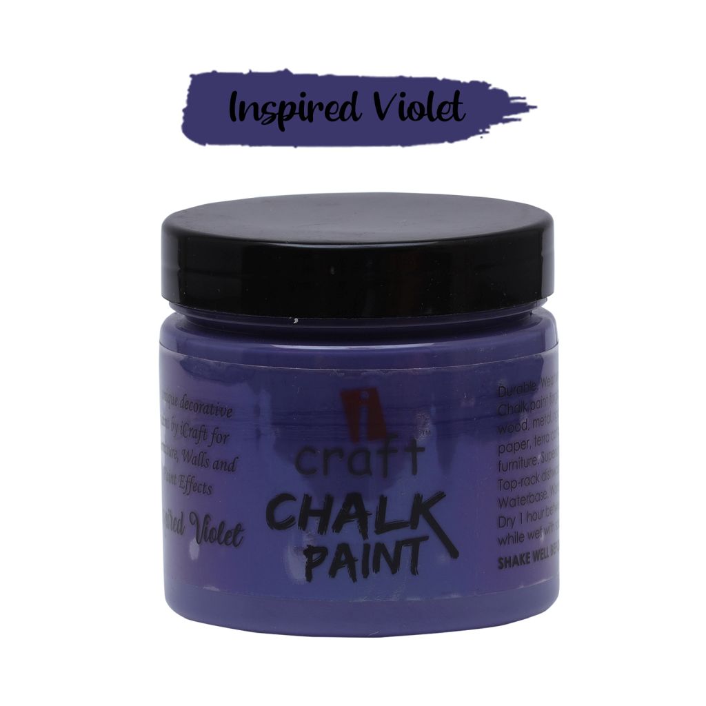 iCraft Chalk Paint Inspired Violet - Jar of 250 ML