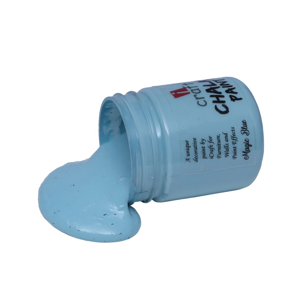 iCraft Chalk Paint Magic Blue - Jar of 250 ML