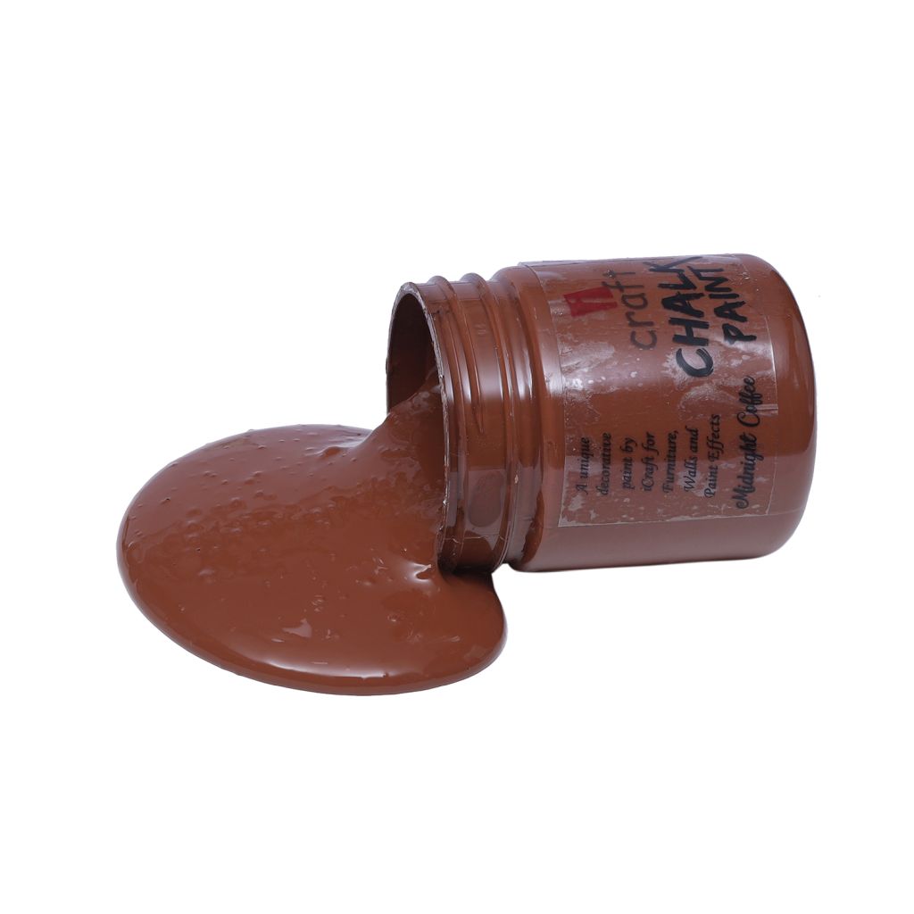 iCraft Chalk Paint Midnight Coffee - Jar of 250 ML