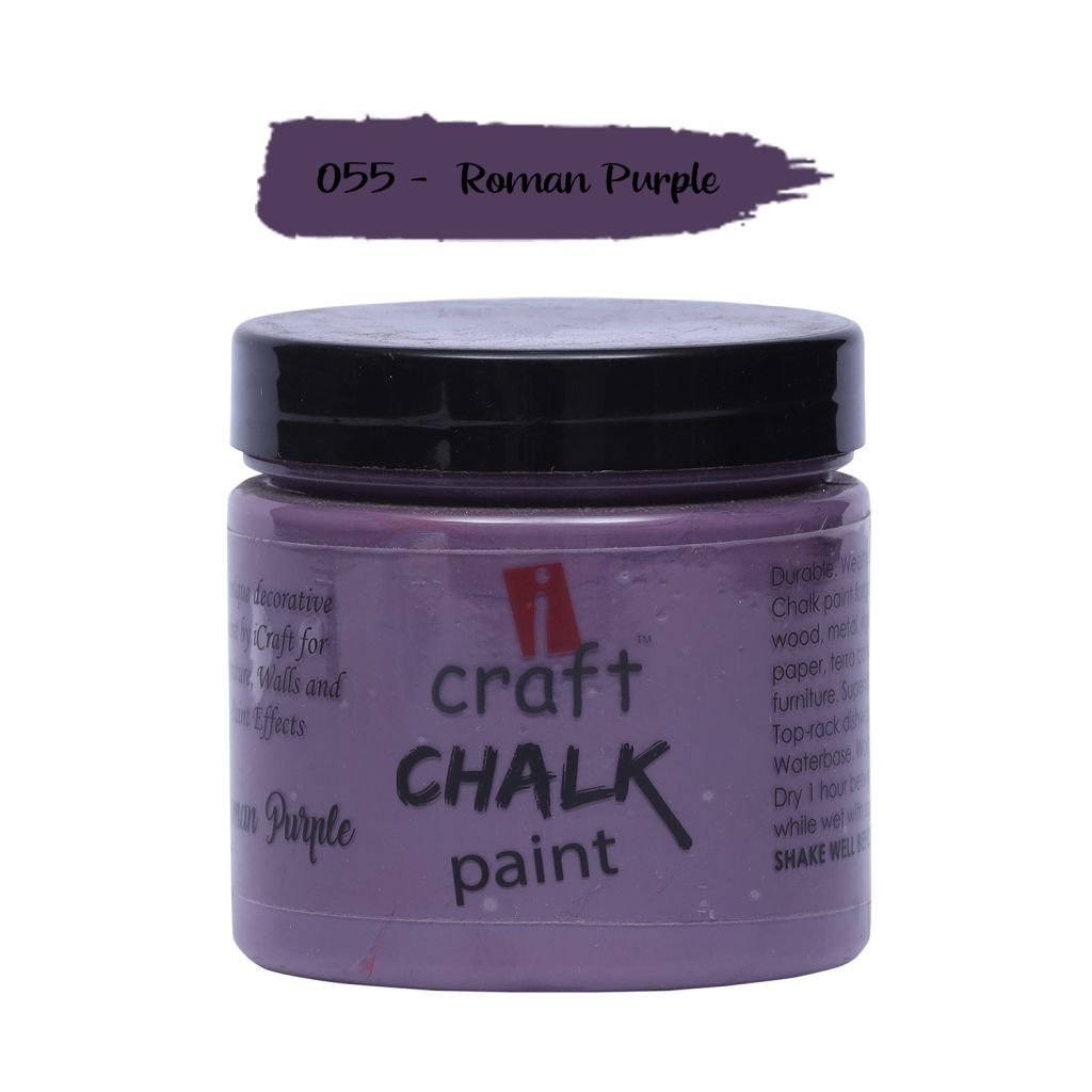 iCraft Chalk Paint Roman Purple - Jar of 250 ML