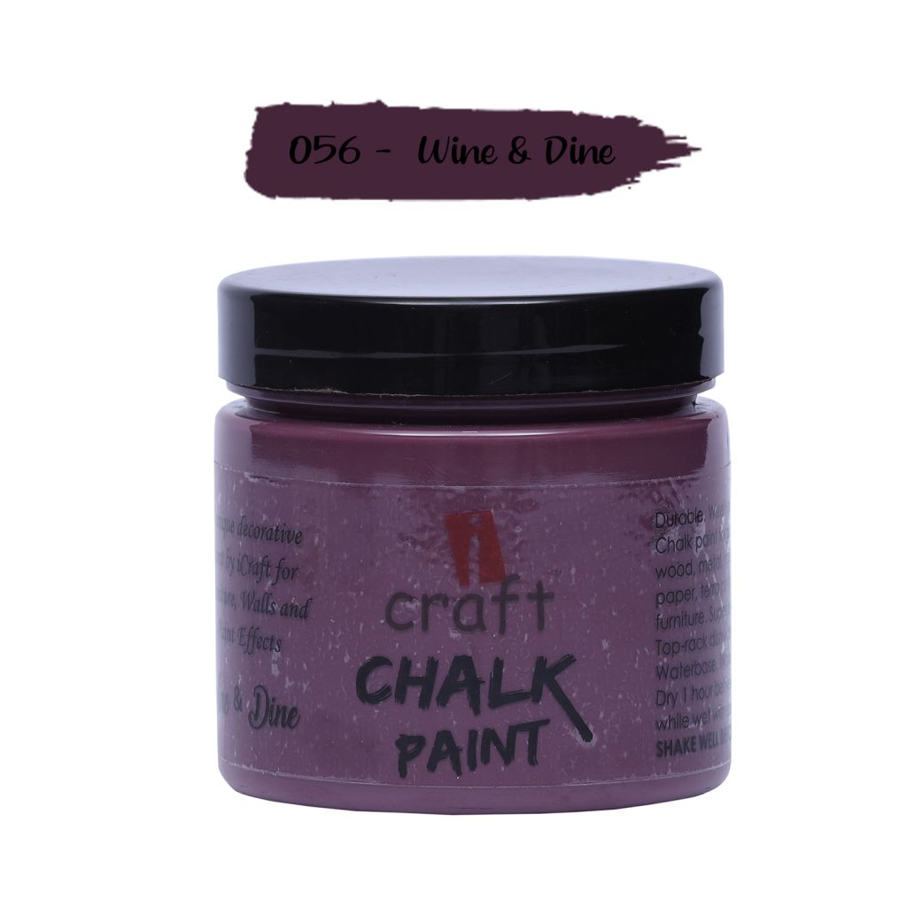 iCraft Chalk Paint Wine & Dine - Jar of 250 ML