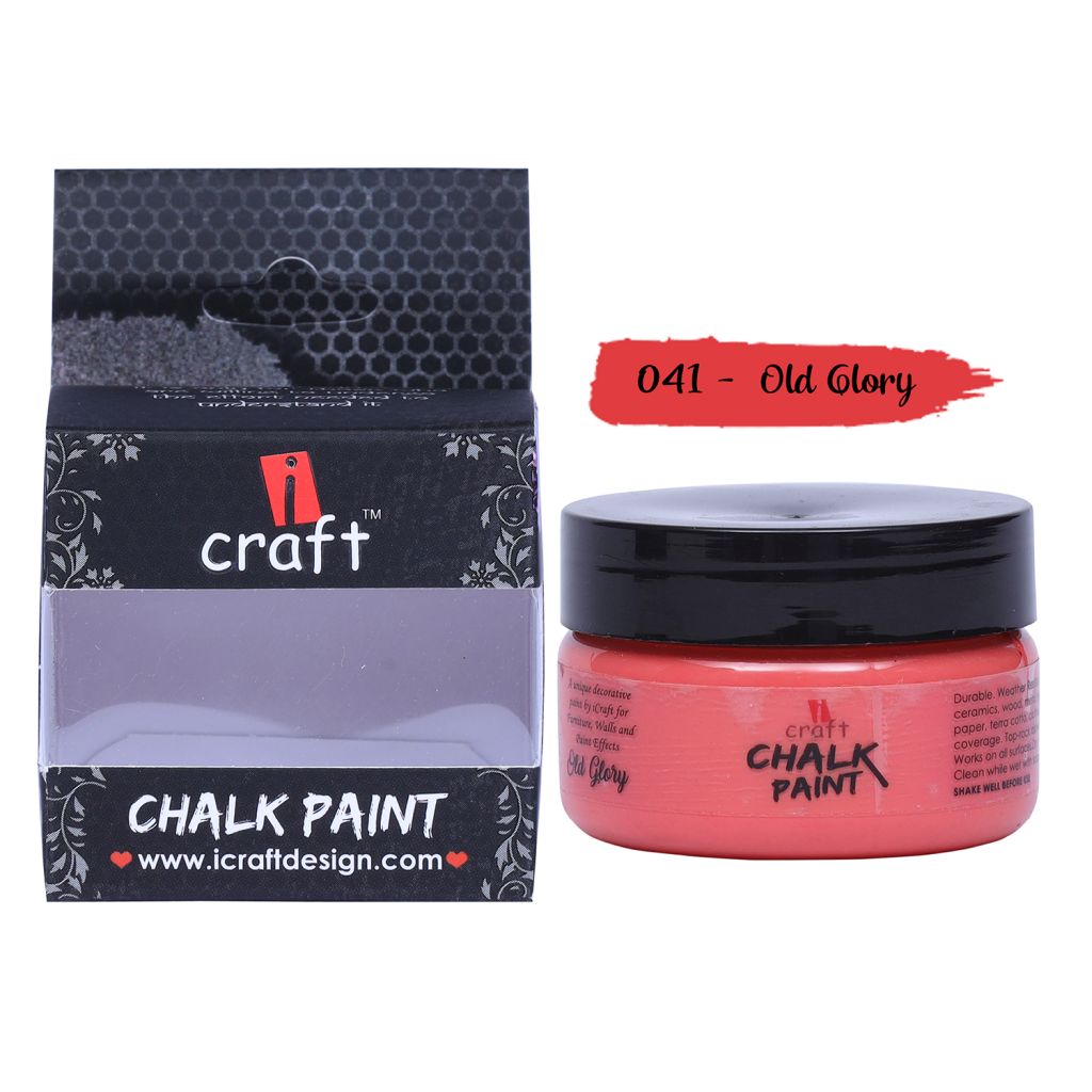 iCraft Chalk Paint Old Glory - Jar of 50 ML