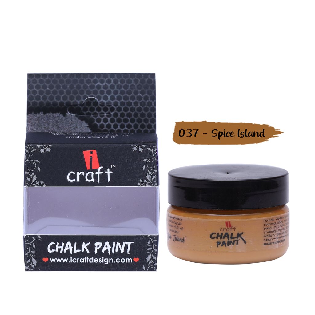 iCraft Chalk Paint Spice Island - Jar of 50 ML