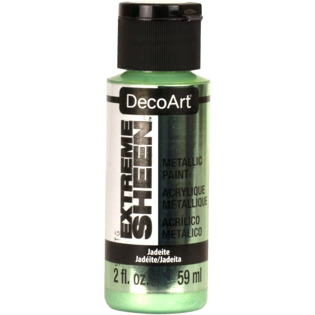 DecoArt Extreme Sheen Metallic Acrylic Paint - 59 ML (2 Oz) Bottle - Jadeite (28)