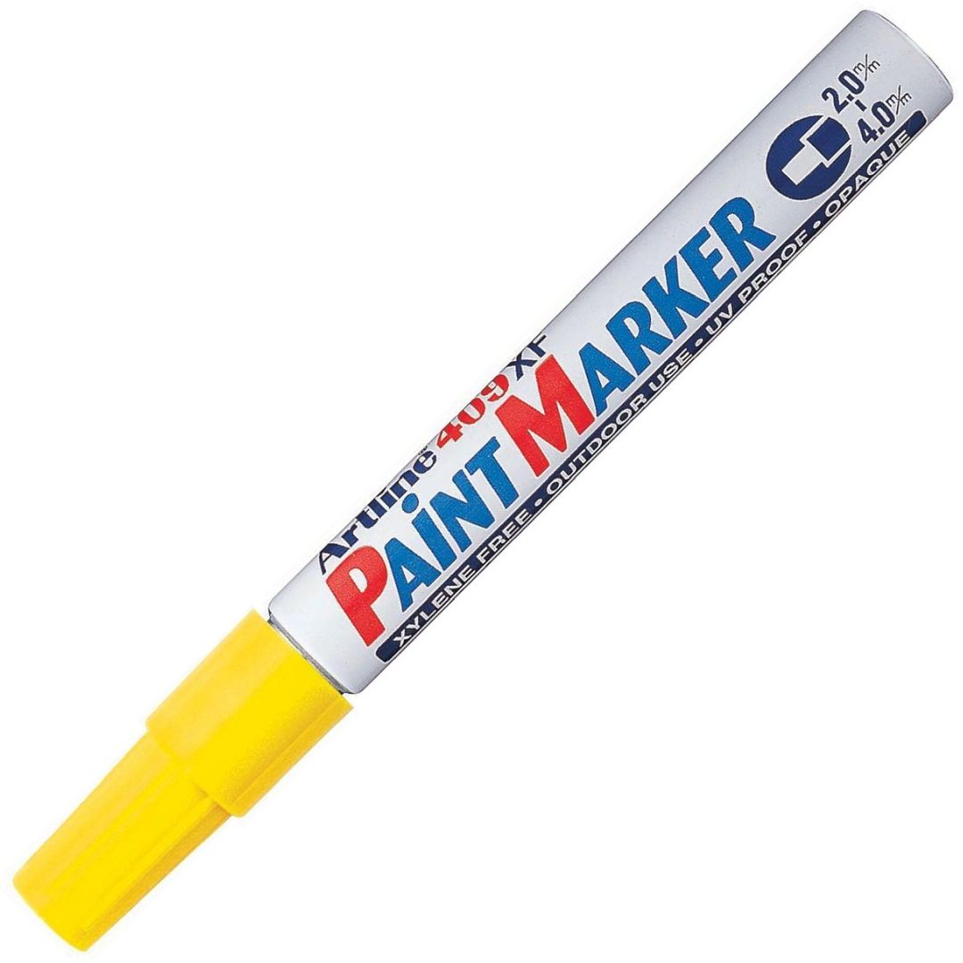 Artline EK 400 XF Paint Marker - Bullet Tip - Yellow - 2.3 MM