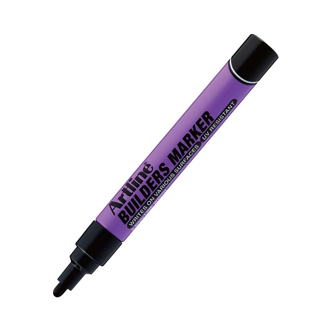 Artline EKPR-BDM Builders Marker - Bullet Tip - UV Resistant - Black - 2.3 MM