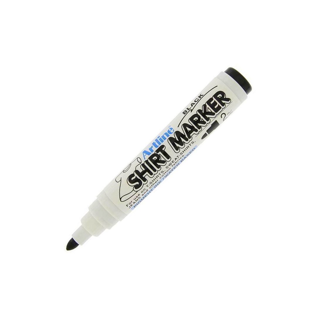 Artline EKT2 T-Shirt Marker - Bullet Tip - Black - 2MM