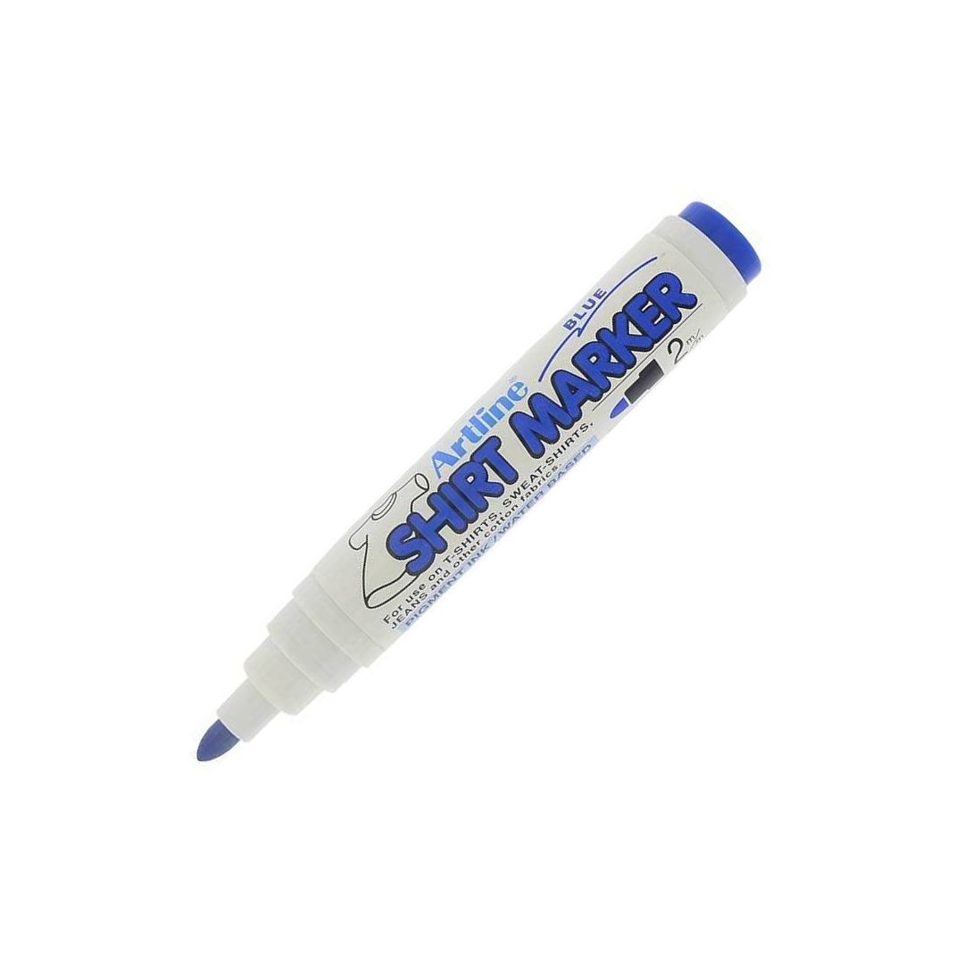 Artline EKT2 T-Shirt Marker - Bullet Tip - Blue - 2MM