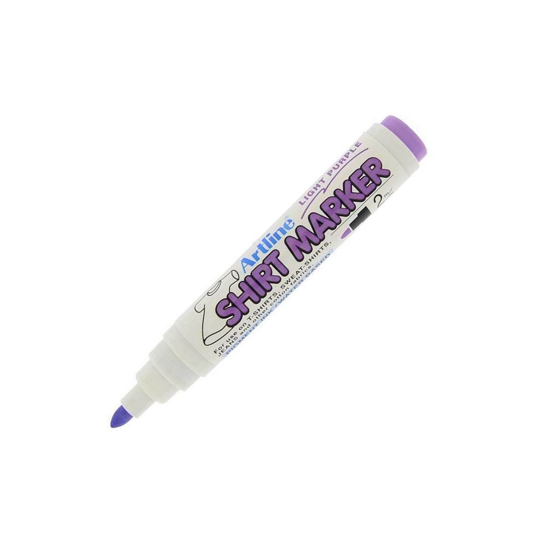 Artline EKT2 T-Shirt Marker - Bullet Tip - Light Purple - 2MM