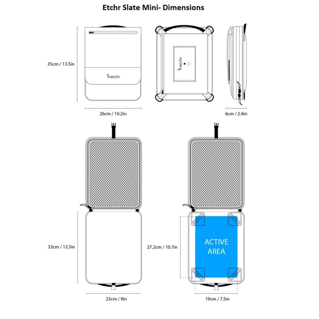 Etchr Slate Mini Satchel - 13.5