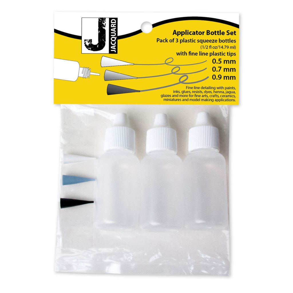 Jacquard Silk Painting Accessories - Applicator Bottle and Tips