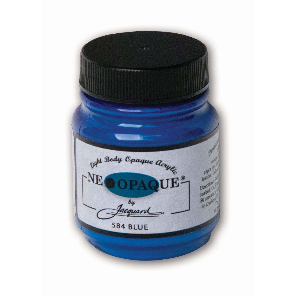 Jacquard Neopaque Fabric Colour - 2.25 Oz (66.54 ML) Jar - Blue (584)