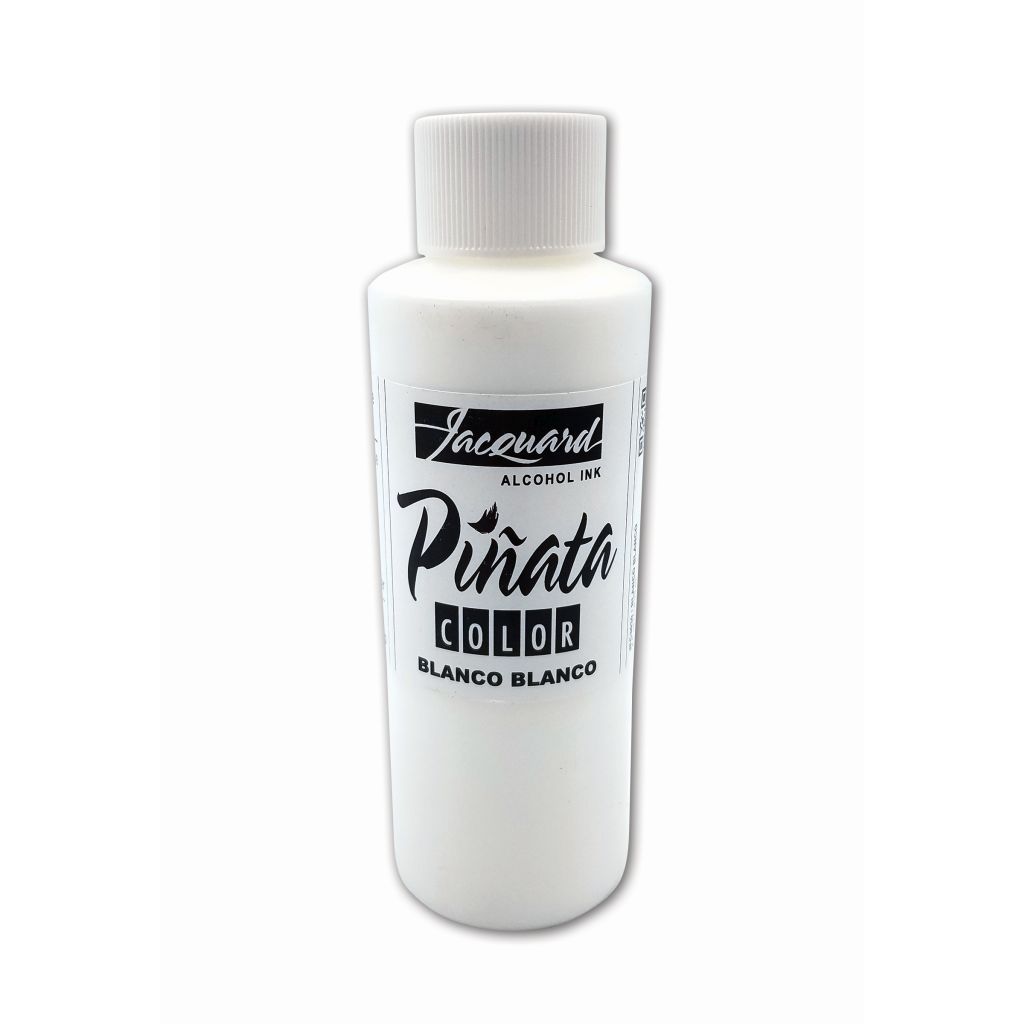 Jacquard Acid-Free Alcohol Inks - Pinata Colour - 118 ML (4 Oz) Bottle - Blanco Blanco (030)