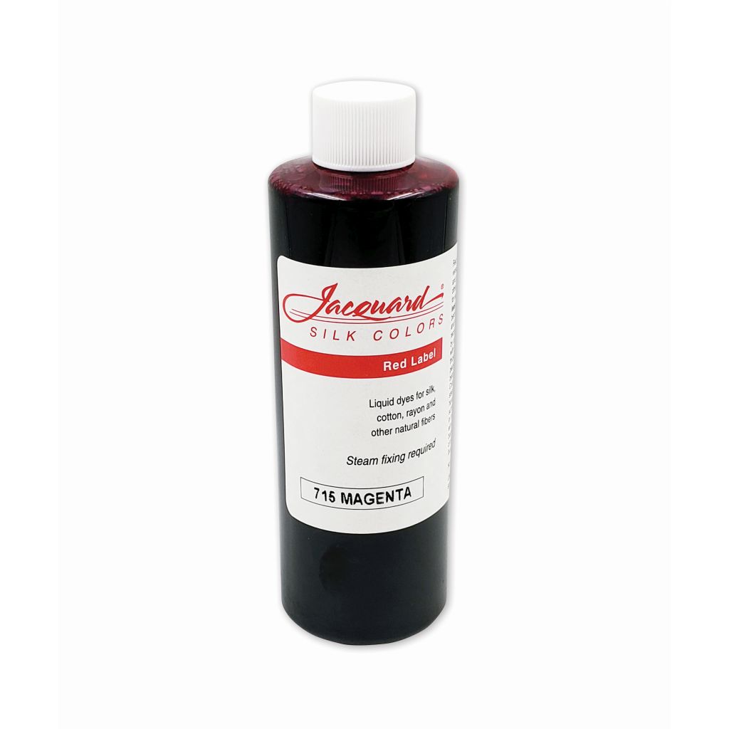 Jacquard Red Label - Silk Colour Dyes - 250 ML (8 Oz) Bottle - Magenta (715)