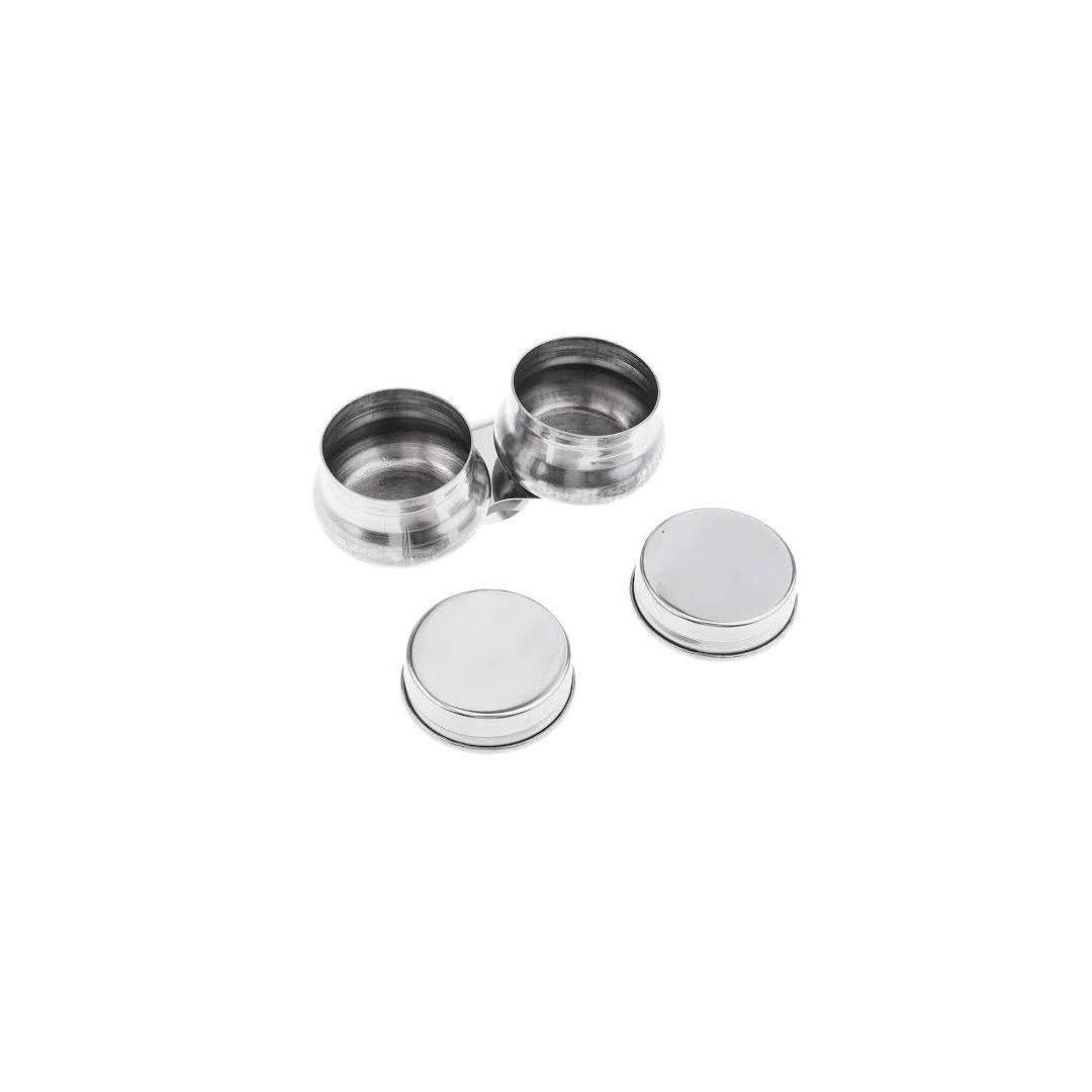 Stainless Steel Oil Dipper with Cap – Double