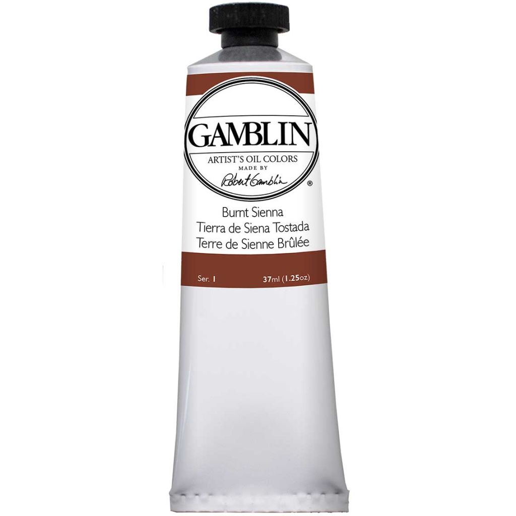 Gamblin Artists' Oil Colour - Tube of 37 ML - Burnt Sienna (060)