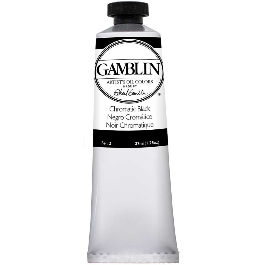 Gamblin Artists' Oil Colour - Tube of 37 ML - Chromatic Black (212)