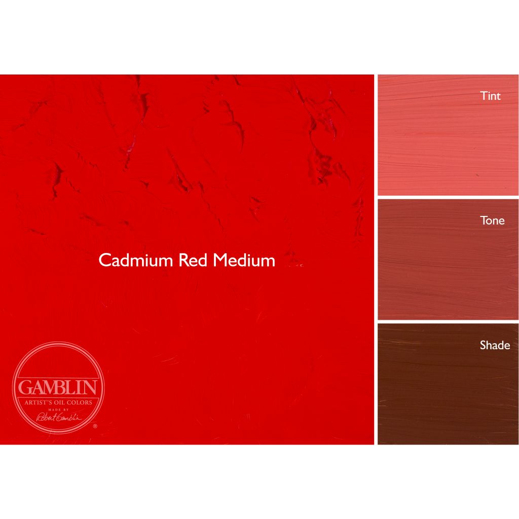 Gamblin Artists' Oil Colour - Tube of 37 ML - Cadmium Red Medium (150)