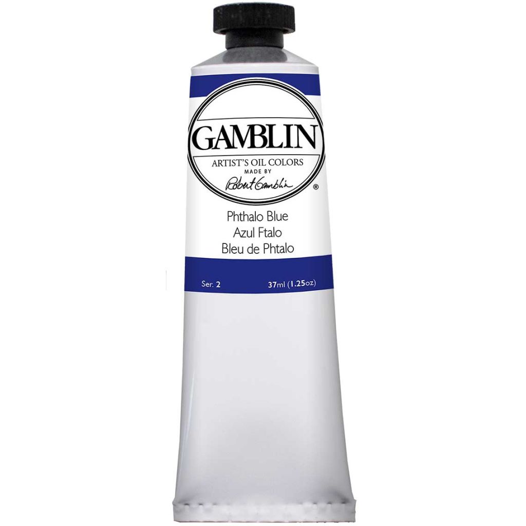 Gamblin Artists' Oil Colour - Tube of 37 ML - Phthalo Blue (530)