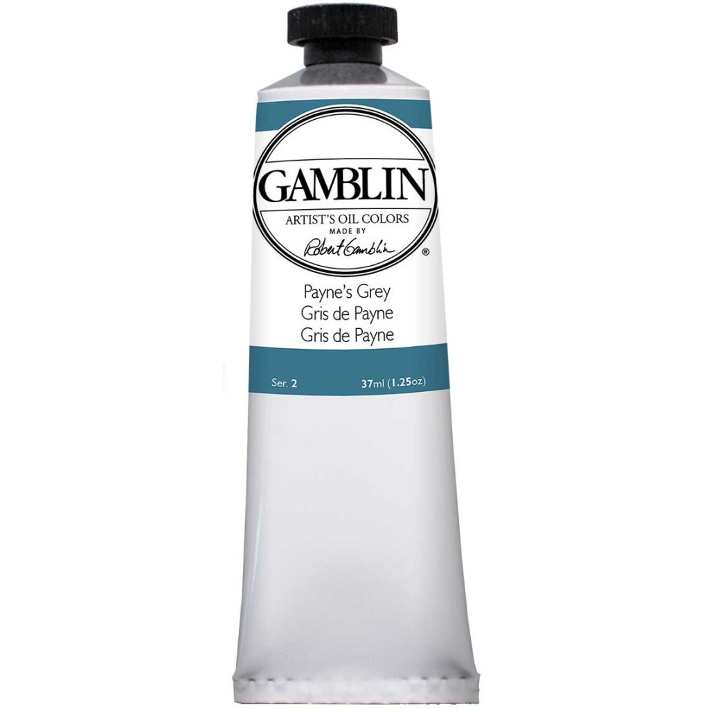 Gamblin Artists' Oil Colour - Tube of 37 ML - Payne's Grey (550)