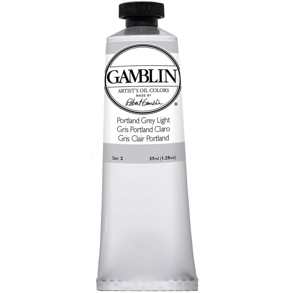 Gamblin Artists' Oil Colour - Tube of 37 ML - Portland Grey Light (551)