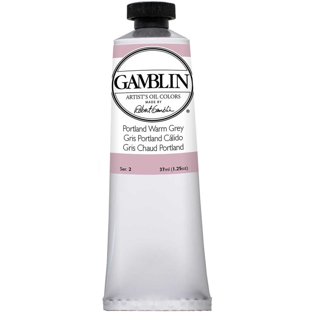 Gamblin Artists' Oil Colour - Tube of 37 ML - Portland Warm Grey (555)