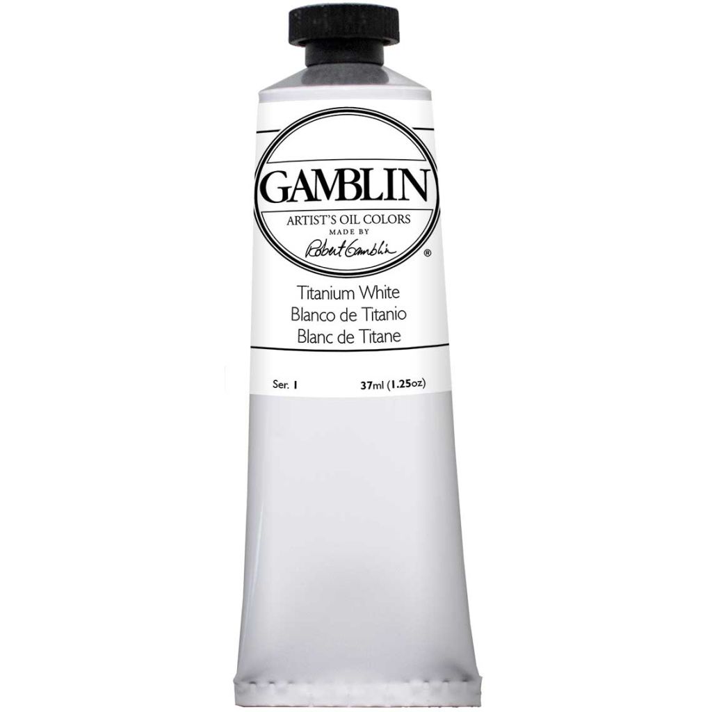 Gamblin Artists' Oil Colour - Tube of 37 ML - Titanium White (810)