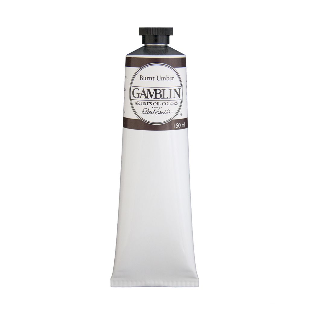 Gamblin Artists' Oil Colour - Tube of 150 ML - Burnt Umber (080)