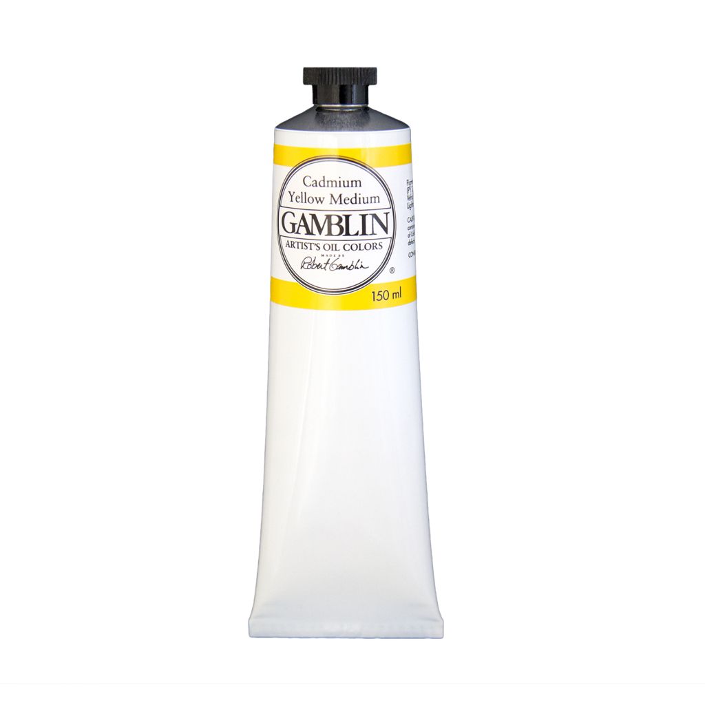 Gamblin Artists' Oil Colour - Tube of 150 ML - Cadmium Yellow Medium (180)