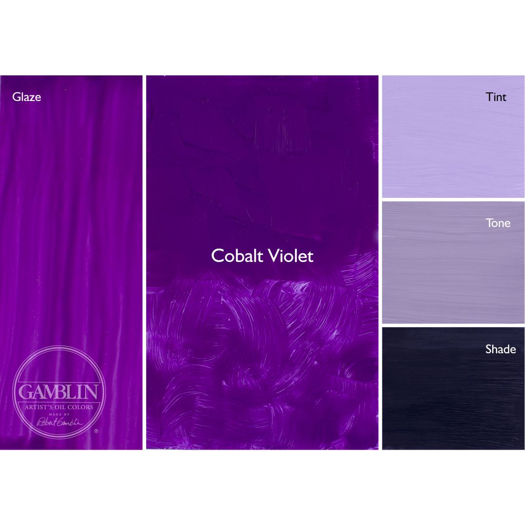 Gamblin Artists' Oil Colour - Tube of 37 ML - Cobalt Violet (240)