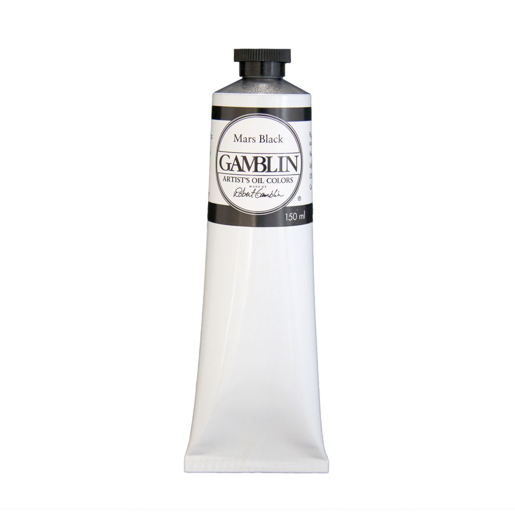 Gamblin Artists' Oil Colour - Tube of 150 ML - Mars Black (430)