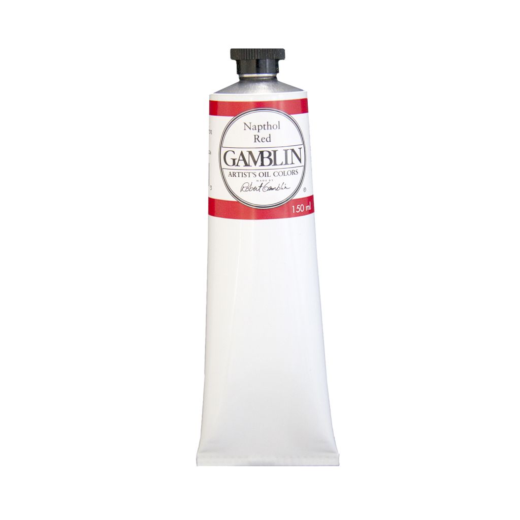 Gamblin Artists' Oil Colour - Tube of 150 ML - Napthol Red (470)