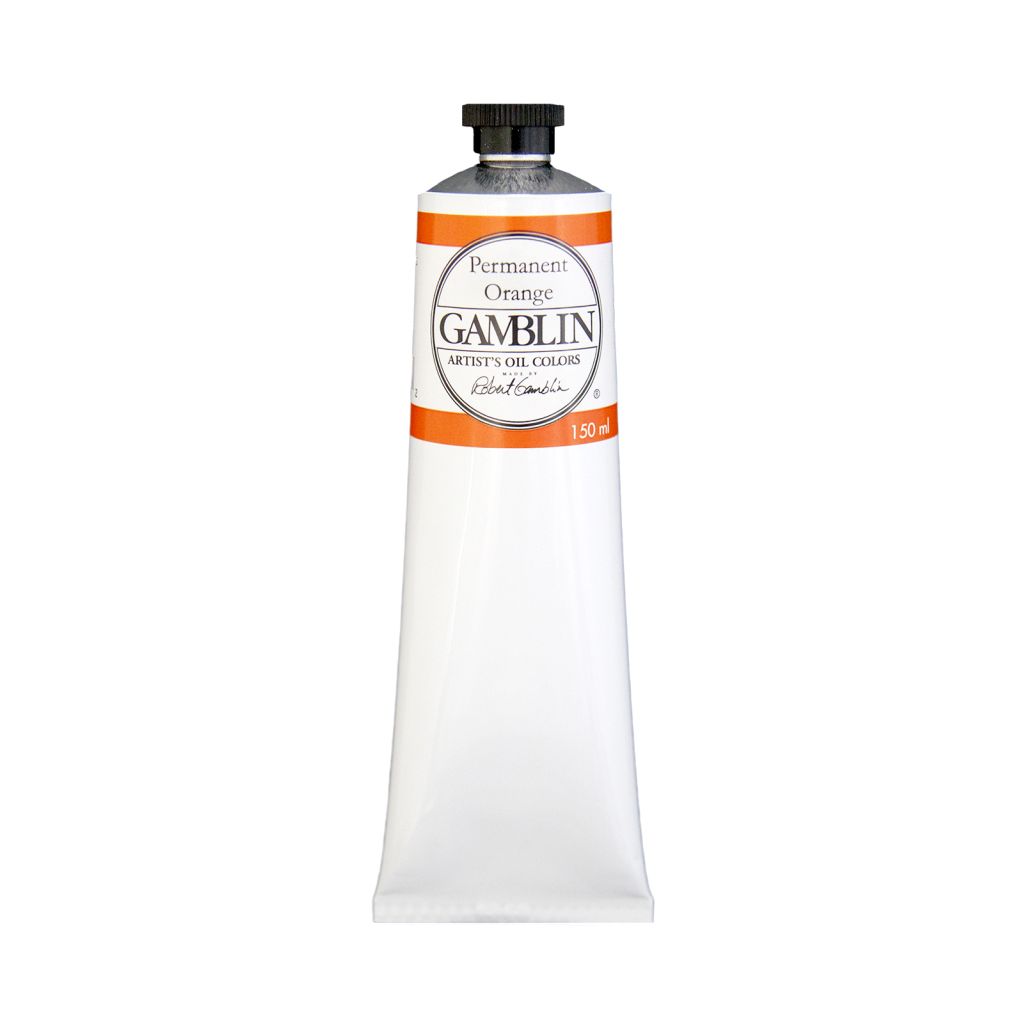 Gamblin Artists' Oil Colour - Tube of 150 ML - Permanent Orange (505)