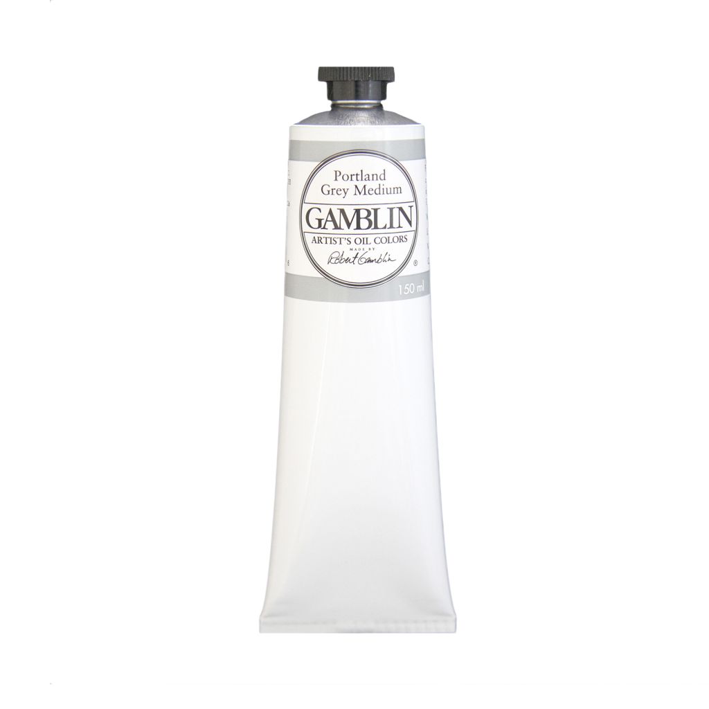 Gamblin Artists' Oil Colour - Tube of 150 ML - Portland Grey Medium (552)