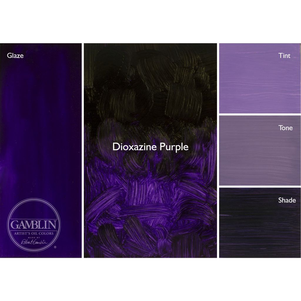 Gamblin Artists' Oil Colour - Tube of 37 ML - Dioxazine Purple (260)