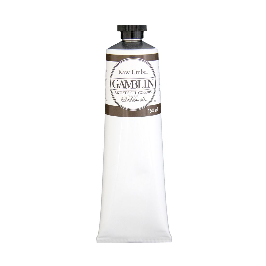 Gamblin Artists' Oil Colour - Tube of 150 ML - Raw Umber (620)